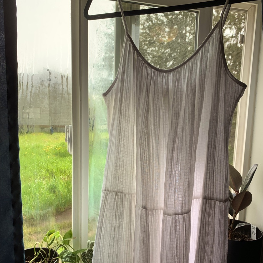 SOLD. Linen beach dress